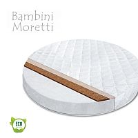 Bambini moretti  матрас "aero кокос круг lux st" / цвет белый