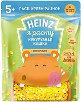 Heinz Каша "Я пробую" кукурузная с молоком, c 5 месяцев, 180 г